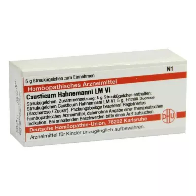 CAUSTICUM HAHNEMANNI LM VI Glóbulos, 5 g CAUSTICUM HAHNEMANNI LM VI Glóbulos, 5 g