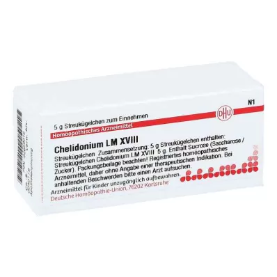 CHELIDONIUM LM XVIII Glóbulos, 5 g CHELIDONIUM LM XVIII Glóbulos, 5 g