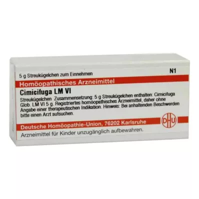 CIMICIFUGA LM VI Glóbulos, 5 g