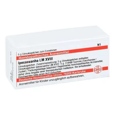 IPECACUANHA LM XVIII Glóbulos, 5 g