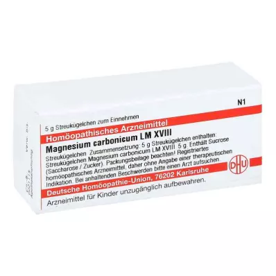 MAGNESIUM CARBONICUM LM XVIII Glóbulos, 5 g MAGNESIUM CARBONICUM LM XVIII Glóbulos, 5 g