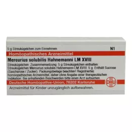 MERCURIUS SOLUBILIS Hahnemanni LM XVIII Glóbulos, 5 g