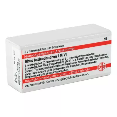 RHUS TOXICODENDRON LM VI Glóbulos, 5 g