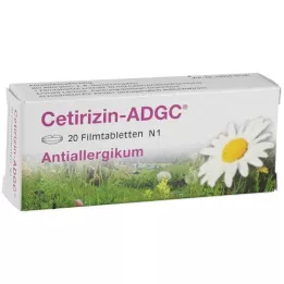 CETIRIZIN ADGC Comprimidos revestidos por película, 20 unidades