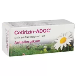 CETIRIZIN ADGC Comprimidos revestidos por película, 50 unidades
