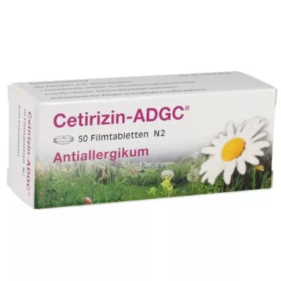 CETIRIZIN ADGC Comprimidos revestidos por película, 50 unidades