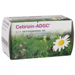 CETIRIZIN ADGC Comprimidos revestidos por película, 100 unidades
