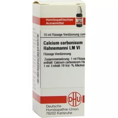 CALCIUM CARBONICUM Hahnemanni LM VI Diluição, 10 ml