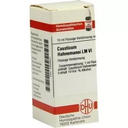 CAUSTICUM HAHNEMANNI LM VI Diluição, 10 ml