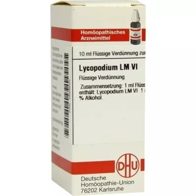 LYCOPODIUM LM VI Diluição, 10 ml