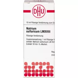 NATRIUM SULFURICUM LM XVIII Diluição, 10 ml