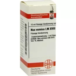 NUX VOMICA LM XVIII Diluição, 10 ml