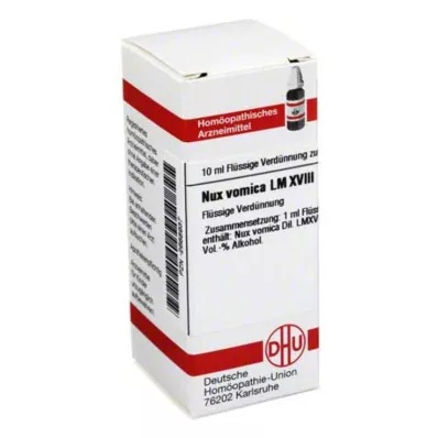 NUX VOMICA LM XVIII Diluição, 10 ml NUX VOMICA LM XVIII Diluição, 10 ml