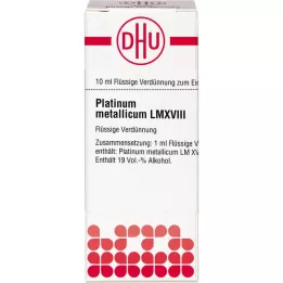 PLATINUM METALLICUM LM XVIII Diluição, 10 ml