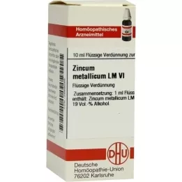 ZINCUM METALLICUM LM VI Diluição, 10 ml