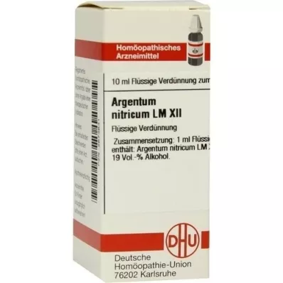 ARGENTUM NITRICUM LM XII Diluição, 10 ml