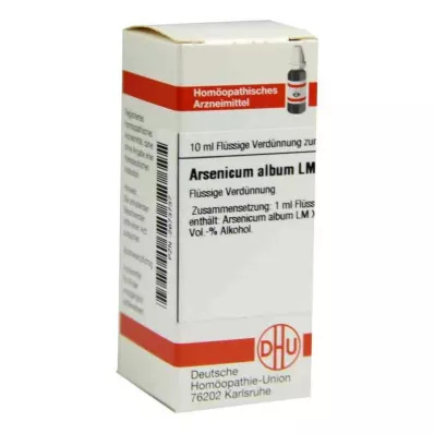 ARSENICUM ALBUM LM XII Diluição, 10 ml ARSENICUM ALBUM LM XII Diluição, 10 ml