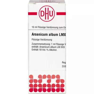 ARSENICUM ALBUM LM XXX Diluição, 10 ml