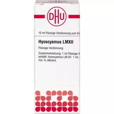 HYOSCYAMUS LM XII Diluição, 10 ml