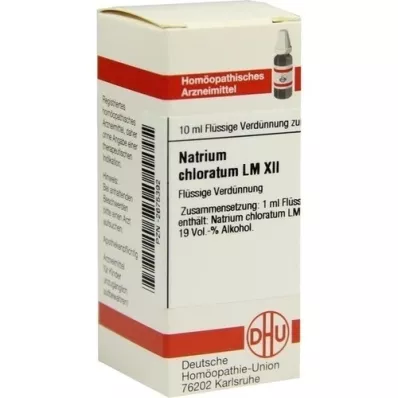 NATRIUM CHLORATUM LM XII Diluição, 10 ml