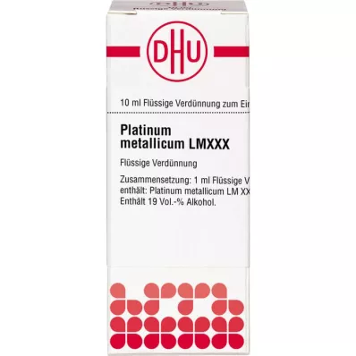 PLATINUM METALLICUM LM XXX Diluição, 10 ml