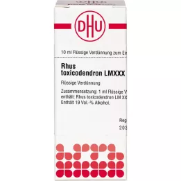 RHUS TOXICODENDRON LM XXX Diluição, 10 ml