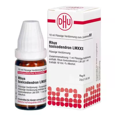 RHUS TOXICODENDRON LM XXX Diluição, 10 ml RHUS TOXICODENDRON LM XXX Diluição, 10 ml