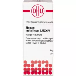 ZINCUM METALLICUM LM XXIV Diluição, 10 ml