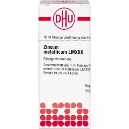 ZINCUM METALLICUM LM XXX Diluição, 10 ml