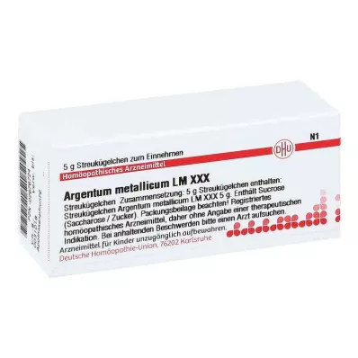 ARGENTUM METALLICUM LM XXX Glóbulos, 5 g
