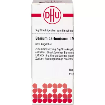 BARIUM CARBONICUM LM XXX Glóbulos, 5 g