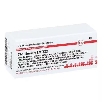 CHELIDONIUM LM XXX Glóbulos, 5 g CHELIDONIUM LM XXX Glóbulos, 5 g