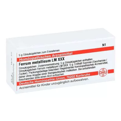 FERRUM METALLICUM LM XXX Glóbulos, 5 g FERRUM METALLICUM LM XXX Glóbulos, 5 g