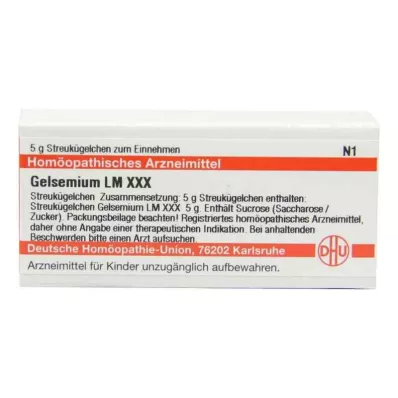 GELSEMIUM LM XXX Glóbulos, 5 g