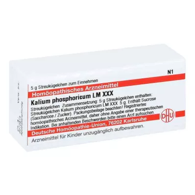 KALIUM PHOSPHORICUM LM XXX Glóbulos, 5 g KALIUM PHOSPHORICUM LM XXX Glóbulos, 5 g