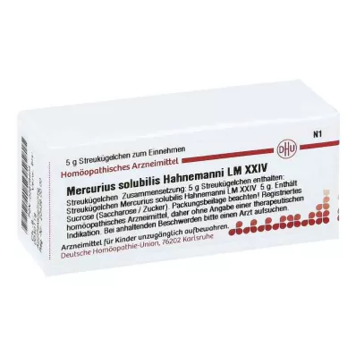 MERCURIUS SOLUBILIS Hahnemanni LM XXIV Glóbulos, 5 g MERCURIUS SOLUBILIS Hahnemanni LM XXIV Glóbulos, 5 g