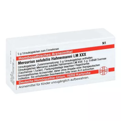 MERCURIUS SOLUBILIS Hahnemanni LM XXX Glóbulos, 5 g