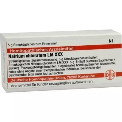 NATRIUM CHLORATUM LM XXX Glóbulos, 5 g