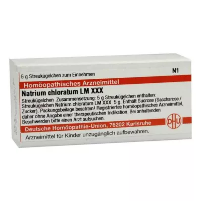 NATRIUM CHLORATUM LM XXX Glóbulos, 5 g NATRIUM CHLORATUM LM XXX Glóbulos, 5 g