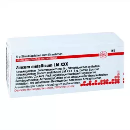 ZINCUM METALLICUM LM XXX Glóbulos, 5 g