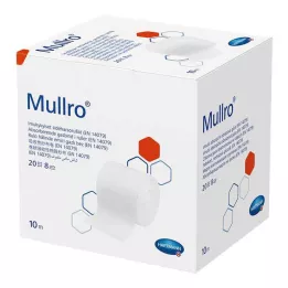 MULLRO Gaze 10 cmx10 m enrolada, 1 pc