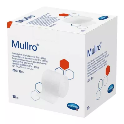 MULLRO Gaze 10 cmx10 m enrolada, 1 pc MULLRO Gaze 10 cmx10 m enrolada, 1 pc