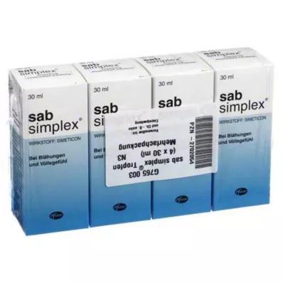 SAB Suspensão oral simplex, 4X30 ml SAB Suspensão oral simplex, 4X30 ml