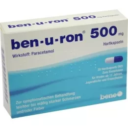 BEN-U-RON cápsulas de 500 mg, 20 unid