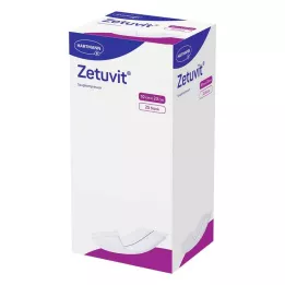 ZETUVIT Pensos absorventes estéreis 10x20 cm, 25 unidades