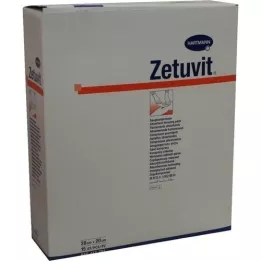 ZETUVIT Compressas de aspiração estéreis 20x20 cm, 15 unidades