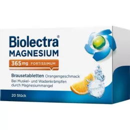 BIOLECTRA Magnésio 365 mg Fortissimum Orange, 20 Cápsulas