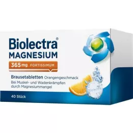 BIOLECTRA Magnésio 365 mg Fortissimum Orange, 40 Cápsulas