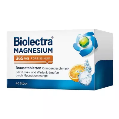 BIOLECTRA Magnésio 365 mg Fortissimum Orange, 40 Cápsulas BIOLECTRA Magnésio 365 mg Fortissimum Orange, 40 Cápsulas