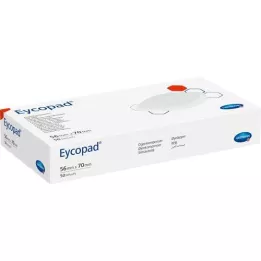EYCOPAD Compressas para os olhos 56x70 mm não esterilizadas, 50 pcs